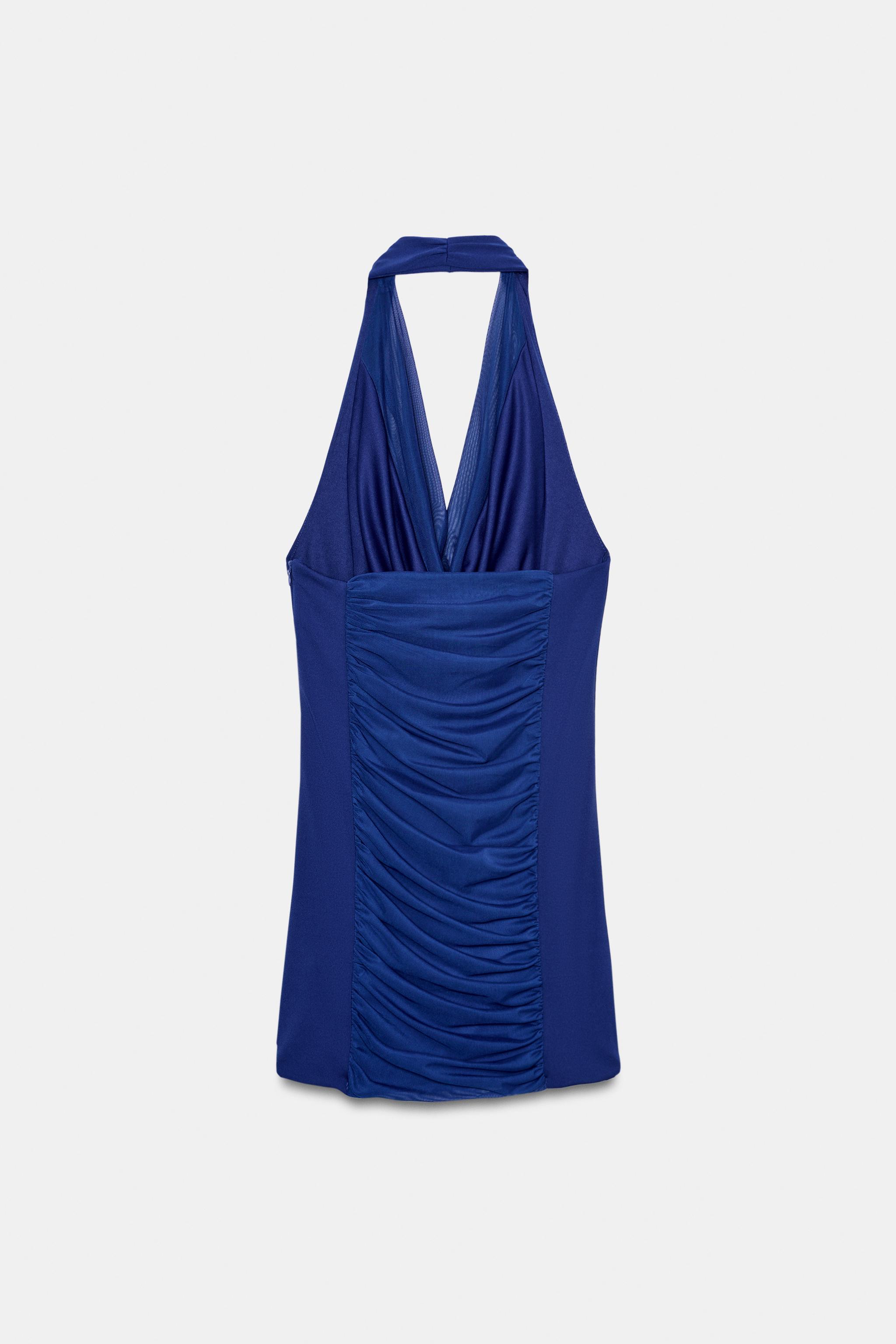 ROBE HALTEUR BIMATIÈRE EN TULLE